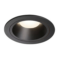 LED Loftindbygningslampe NUMINOS DL L, 4000K, IP20, 20�, 2350lm, UGR 20, sort/sort