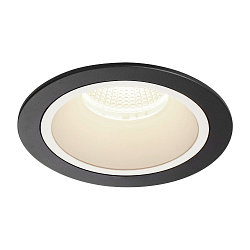 LED Loftindbygningslampe NUMINOS DL L, 4000K, IP20, 20�, 2450lm, UGR 18, sort/hvid