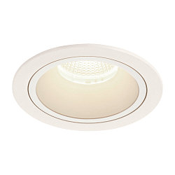 LED Loftindbygningslampe NUMINOS DL L, 4000K, IP20, 20�, 2450lm, UGR 18, hvid/hvid