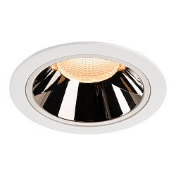 LED Loftindbygningslampe NUMINOS DL XL, 2700K, IP20, 55�, 3400lm, UGR 19, hvid/chrom