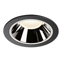 LED Loftindbygningslampe NUMINOS DL XL, 4000K, IP20, 40�, 3750lm, UGR 18, sort/chrom