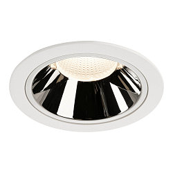 LED Loftindbygningslampe NUMINOS DL XL, 4000K, IP20, 20�, 3750lm, UGR 18, hvid/chrom