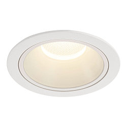 LED Loftindbygningslampe NUMINOS DL XL, 4000K, IP20, 40�, 3800lm, UGR 18, hvid/hvid