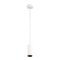 LED Pendant luminaire NUMINOS PD DALI S, 2700K, 60°, 980lm, white/black