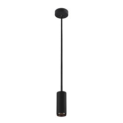 LED Pendant luminaire NUMINOS PD DALI S, 3000K, 24°, 1020lm, black/black