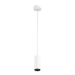 LED Pendel NUMINOS PD DALI S, 3000K, 24°, 1020lm, hvid/sort