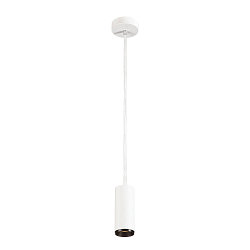 LED Pendel NUMINOS PD DALI S, 3000K, 36°, 1020lm, hvid/sort
