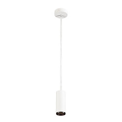 LED Pendel NUMINOS PD DALI S, 3000K, 60°, 1020lm, hvid/sort
