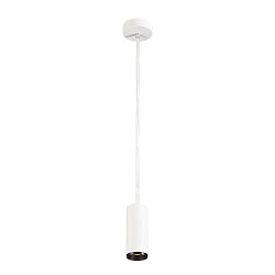 LED Pendant luminaire NUMINOS PD DALI S, 4000K, 36�, 1100lm, white/black