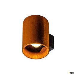 LED Udendrslampe RUSTY UP/DOWN WL Vglampe, rund, CCT switch, 3000/4000K, IP65, rust
