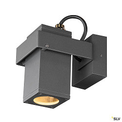 Udendrslampe THEO BRACKET CW Vg / Loftlampe, QPAR51, GU10, IP65, antracit