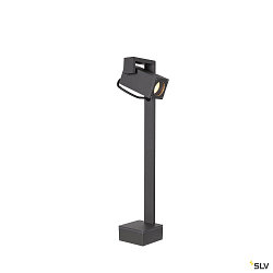 Udendrslampe THEO BRACKET FL Standerlampe, QPAR51, GU10, IP65, antracit, 50cm