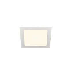 LED Loftindbygningslampe SENSER 18 DL, firkantet, 9,7W, 820lm, IP20, hvid, 4000K