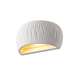 Væglampe PLASTRA WL CURVED CUTRAIN, G9, QT-DE12, IP20, hvid