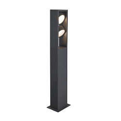 LED Udend�rslampe ESKINA FRAME 75 FL DOUBLE LED Standerlampe, CCT switch, 3000/4000K, 1100/1200lm, IP65, antracit