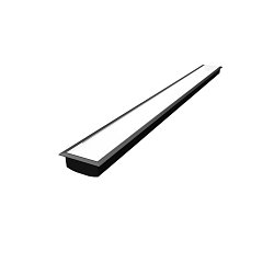 Tilbeh�r til LED Strip GRAZIA 60 Indbygningsprofil, IP20, 1,5m, sort