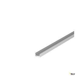 Tilbehr til LED Strip GRAZIA 20 Overflade profil flad, 1,5m, IP20, glat, 1,5m, aluminium