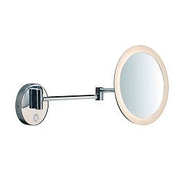 LED V�eglampe MAGANDA WL Makeup spejl, CCT switch, 2700/3000/4000K, IP44, chrom