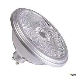 LED Lamp QPAR111 GU10, 12,5W, 3000K, CRI90, 60, silver