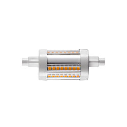 LED Lyskilde QT DE12 R7S 78mm, 9W, 3000K, CRI90, 330�, gennemsigtig