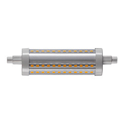 LED Lyskilde QT DE12 R7S 118mm, 15W, 3000K, CRI90, 330�, gennemsigtig