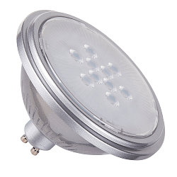 LED Lyskilde QPAR111 GU10, 7W, 3000K, CRI90, 40�, s�lv