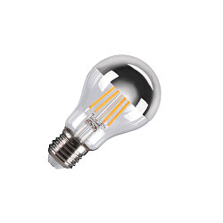 LED Lyskilde A60 E27 Mirrorhead, 7,5W, 2700K, CRI90, 180�, chrom