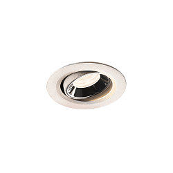 LED Ceiling recessed luminaire NUMINOS� MOVE XS, 4000K, 40�, white/chrome