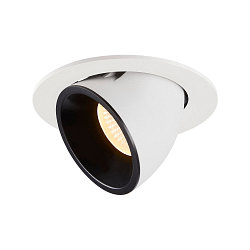 LED Loft Indbygningslampe NUMINOS� GIMBLE L, 3000K, 20�, hvid/sort