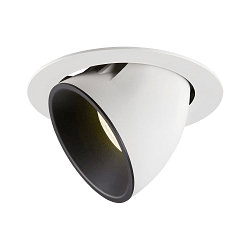 LED Loft Indbygningslampe NUMINOS� GIMBLE XL, 4000K, 55�, hvid/sort
