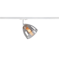 1-faset spot PARA CONE GL GU10, gennemsigtig, hvid