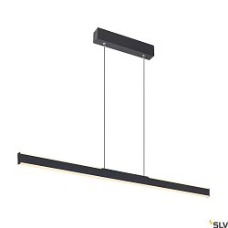 Pendant luminaire ONE LINEAR 100 PHASE up/down, 24W, 2700/3000K, black