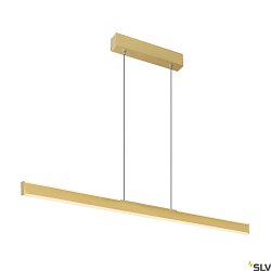 Pendant luminaire ONE LINEAR 100 PHASE up/down, 24W, 2700/3000K, brass