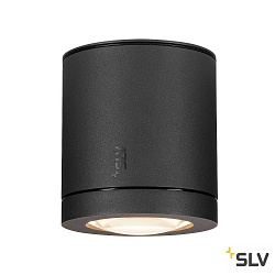 outdoor ceiling luminaire ENOLA OCULUS CL SINGLE IP65, anthracite dimmable