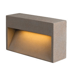 Udendørs wall luminaire CONCRETO L IP65, grå