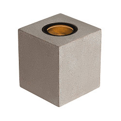 Gulvlampe CONCRETO FL Kubusform, med stik GU10 IP65, gr� d�mpbar