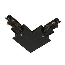 3-faset L-tilslutning S-TRACK PHASE & DALI indbygget version, DALI styrbar, jord venstre, med mulighed for indf�dning, sort