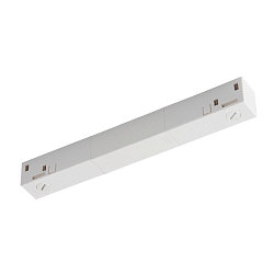 straight connector TRACK 48V DALI controllable, electric, white