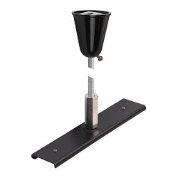 Skinneforst�rkningsplade TRACK 48V med suspensionss�t, sort