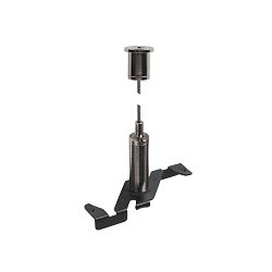 Penduloph�ng TRACK 48V med st�lwire, sort