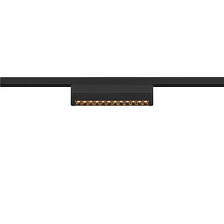 Skinne spot IN-LINE 24 TRACK 48V DARKLIGHT REFLECTOR Move DALI IP20, sort d�mpbar