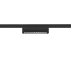 Skinne spot IN-LINE 24 DALI MOVE 48V - DARKLIGHT REFLECTOR svingbar, DALI styrbar IP20, sort d�mpbar