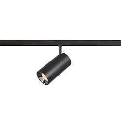 Skinne spot NUMINOS� S TRACK 48V DALI styrbar IP20, chrom, sort d�mpbar