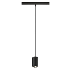 Pendel NUMINOS� XS TRACK 48V DALI styrbar IP20, chrom, sort d�mpbar