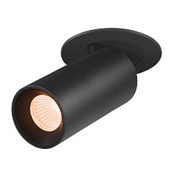 Indbygnings loftlampe NUMINOS� PROJECTOR S cylindrisk, sort