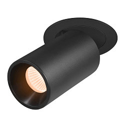 Indbygnings loftlampe NUMINOS� PROJECTOR M cylindrisk, sort