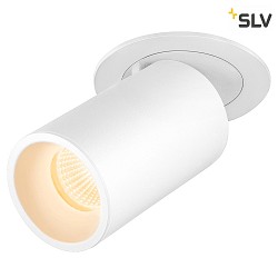 ceiling recessed luminaire NUMINOS PROJECTOR M cylindrical, white