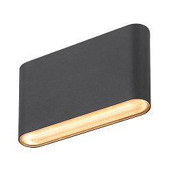 Udendørs wall luminaire OVAL 14 WL IP65, sort