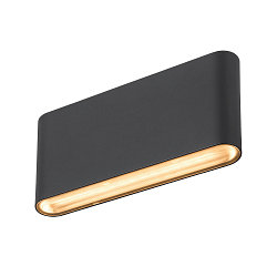 Udendørs wall luminaire OVAL 18 WL IP65, sort