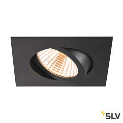 ceiling recessed luminaire NEW TRIA 68 square IP20, white dimmable